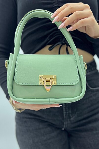 Madmext حقيبة باجيت خضراء موديل MG2110 - بإبزيم