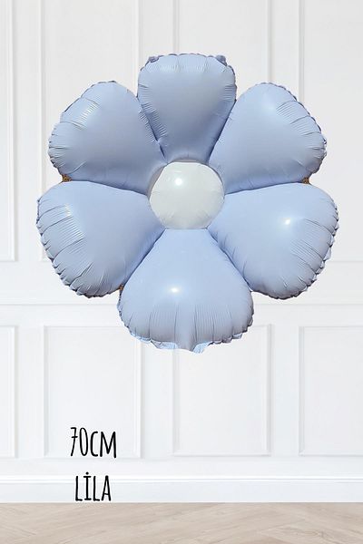 PEKSHOP 70cm Lilac Daisy Foil Balloon