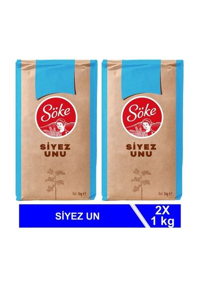 Söke Siyez Un 2 x 1 kg 2 li Set