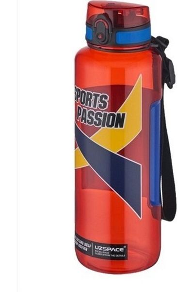 Vagonlife Uzspace Tritan 1200 ml - Red Water Bottle