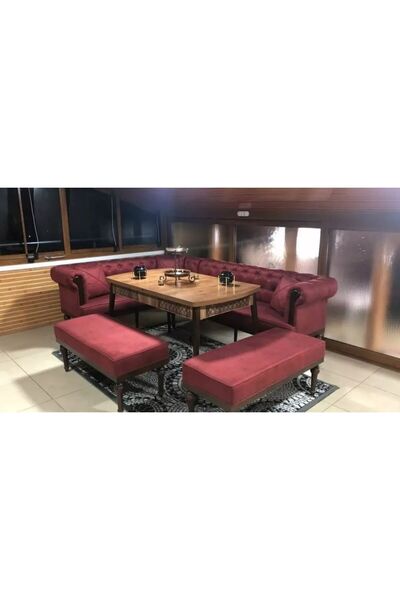 DİLA'S HOME MOBİLYA CHESTER MUTFAK L KÖŞE TAKIMI