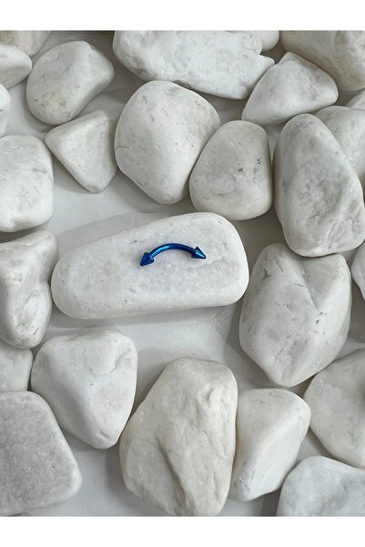 Karınca Piercing Lacivert Renkli Spike Sivri Uç Kaş Kulak Piercingi