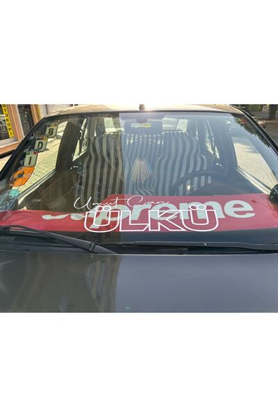 Kurt Reklam Dünyası ARABA ÖN CAM ARKA CAM İSİM STİCKER 50X16 CM