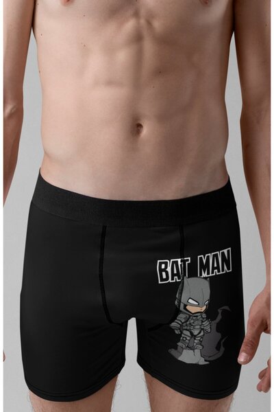 Fuddy Moda Batman Štampano Udoban muški bokserice - Modal Pamučni džersej