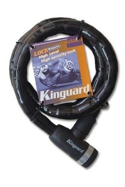 Kinguard قفل حبل الدراجة النارية 2012 (25 × 1.50 متر)