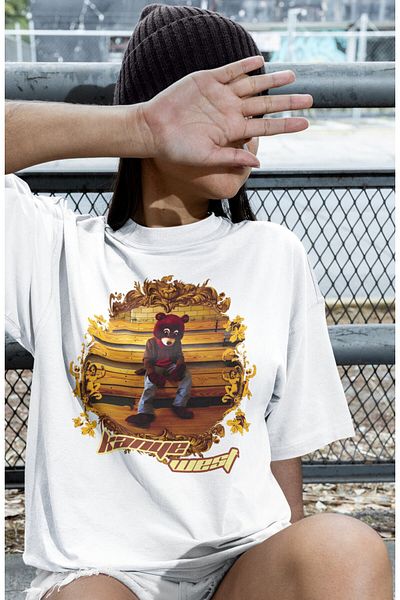 Fuddy Moda Kanye West - Μπλουζάκι με στάμπα Unisex Oversize The College Dropout