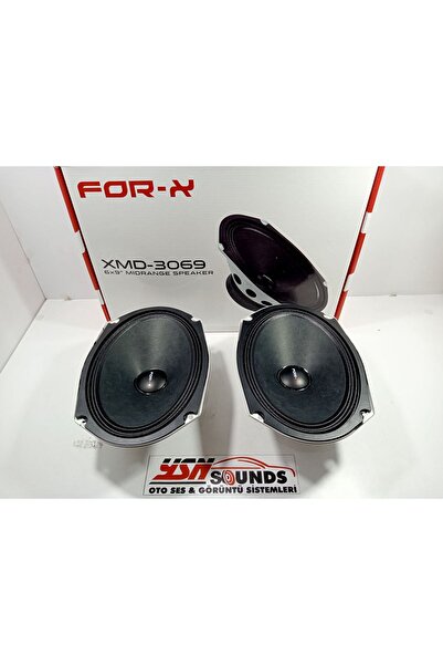 FORX5 Oval Midrange – For-x 300w 150Rms Midrange Hoparlör – For-x XMD-3069 Midrangeee