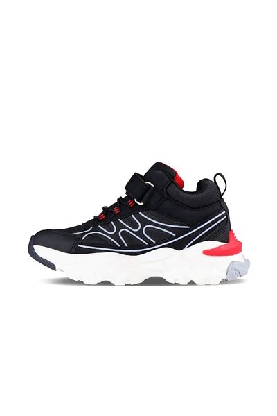 Vicco VICCO SOLIT - Pantofi de exterior pentru copii, negru, roșu