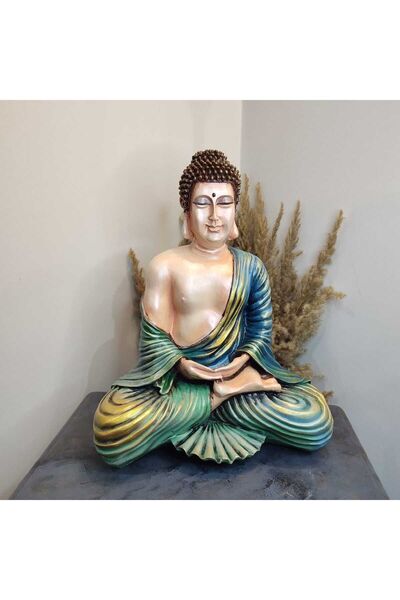 Gardenya Oturan Buda ( Buddha ) Polyester Dekoratif Obje