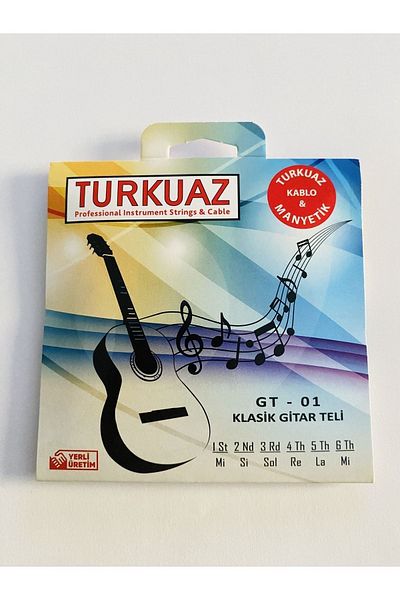 GMC MUSIC STORE Turkuaz GT-01 Classical Guitar Set String