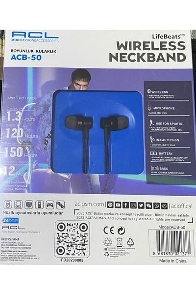 ACL Wireless Neckband Sport Headset Boyunluk Kulaklık