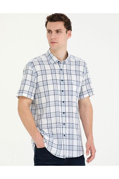 Pierre Cardin Μπλουζάκι Navy Blue Regular Fit με κοντό μανίκι - G021GL004.000.1590388