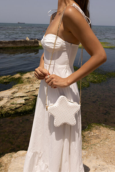 ANGELİNA JONES STELLA Γυναικεία Μπεζ τσάντα τζελ για παραλία-Καθημερινή χρήση