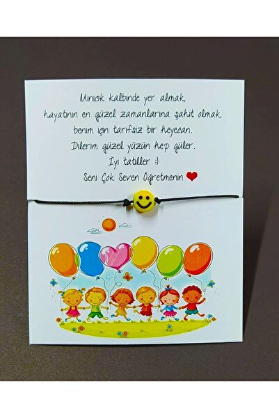 sandal hediyelik Iyi Tatiller,okula, Sınıfına Hoşgeldin Hediyesi Ipli Gülen Y...