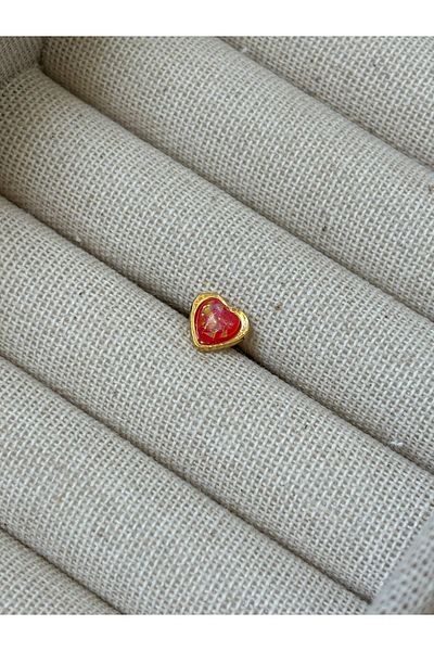 midnayt Heart Reflective Rhinestone Steel Piercing - Minimal Design