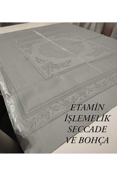 HMZ ETAMIN Embroidered Prayer Rug and Bundle Set