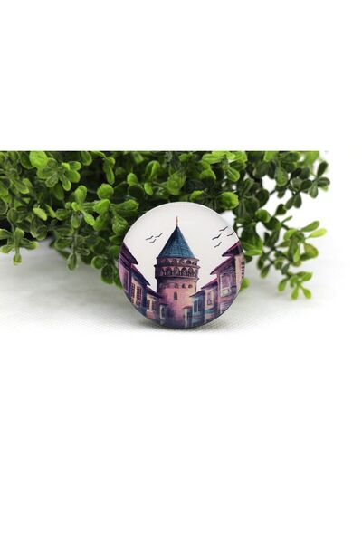 Tezcan Aksesuar Popsocket Telefon Tutacağı Desenli ve Baskılı Parmak Tutucu