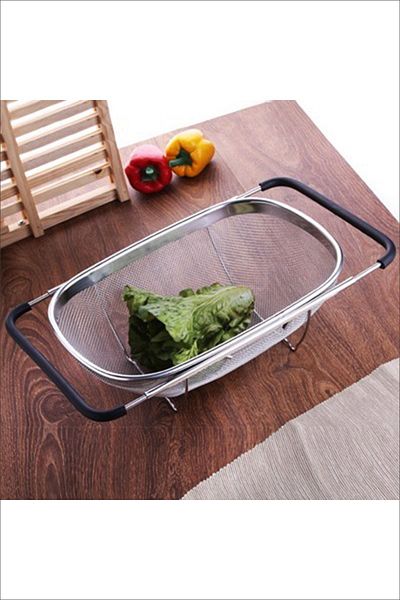 Pinkev Stainless Steel Large Size Sink Type Strainer