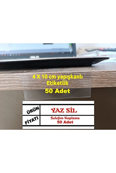 Fiyat Etiketliği Silinebilir Raf Etiketi Set 50 50 Adet