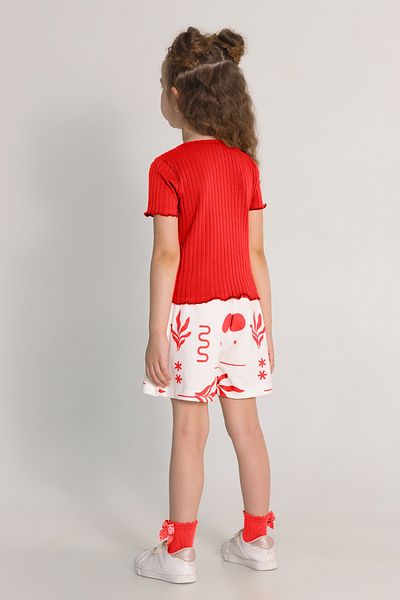 DMB BOYS & GIRLS 4-9 Years Old Summer Girl's Badi Shorts Skirt Set