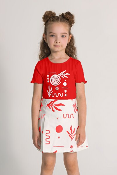 DMB BOYS & GIRLS 4-9 Years Old Summer Girl's Badi Shorts Skirt Set