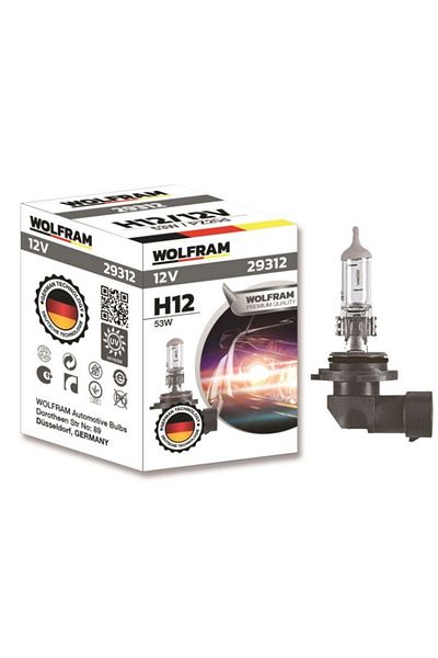 WOLFRAM Bulb H 12 - Standard Light 12V, H12 53 Pz20D, No Warranty
