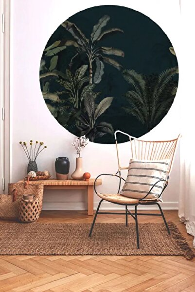 Kt Grup Rüya Ormanı Boho Yuvarlak-Daire Modern Duvar Sticker