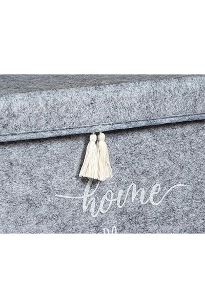 ARALAR HOME Multi-Purpose Mega Box Storage with Felt Lid 55x41x30 Cm