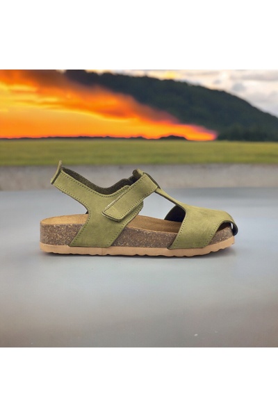 JOJO KIDS Унісекс дитячі сандалі з натуральної шкіри - ортопедичні на липучках