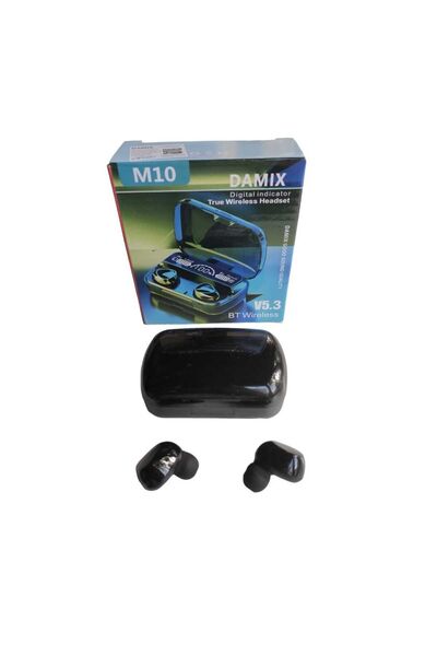 Zens Shop DAMIX M10 Bluetooth V5.3 Uyumlu Dijital Şarj Göstergeli Oyuncu Bluetooth Kulaklık DS2516