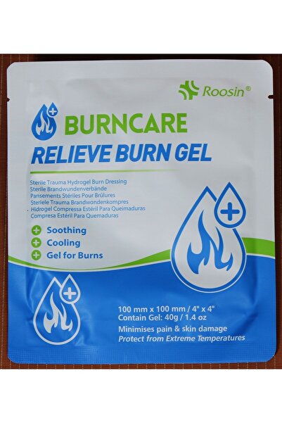 ROOSİN Burncare Yanık Jel Örtüsü 10cmx10cm 40 gr ( Güneş Yanıkları Ve Ilk Yar...