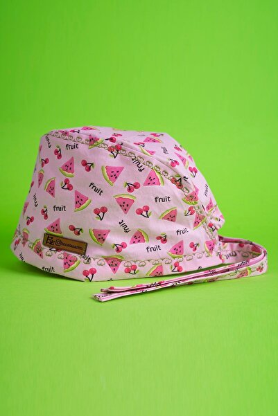 Best Bone Pembe Karpuz Ve Kiraz Desenli Cerrahi Bone