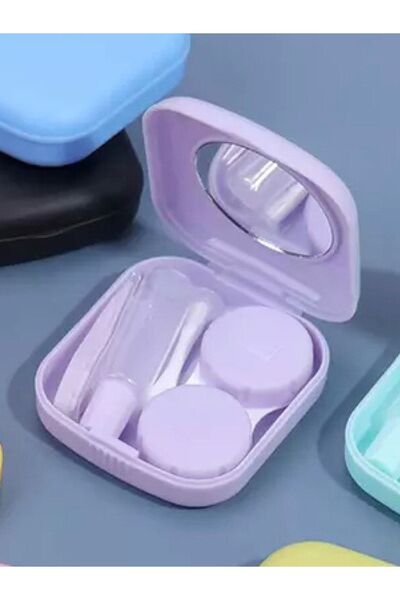 SATECHNOLOGY Lens Taşıma Saklama Kutu Ve Takma Aparatı Seti (Mor)