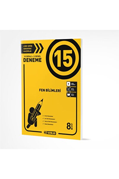 İndeks Akademi Yayıncılık 8. Sınıf Fen Bilimleri 15 Deneme Hız Yayınları
