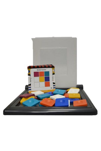 Zetzeka Colored Squares - Brain and Mind Game, for 5 Years, 2 Players