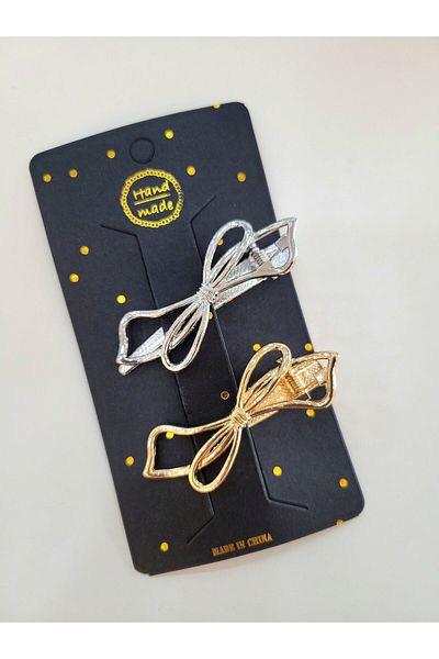 GÜLPEŞE Arc din oțel, 2 bucăți, metal, aur, argint, închidere, clește, cataramă Glpş-39211