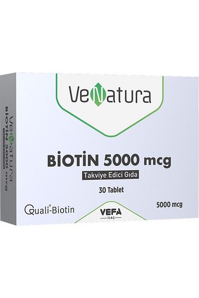 VeNatura Biotin 5000 Mcg Food Supplement