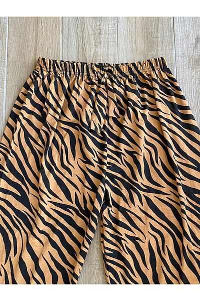 BİLGENS BUTİK Summer Plus Size Cotton Viscose Trousers