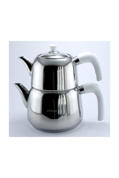 Amboss Pearl Orta Boy Inci Kulp Çaydanlık