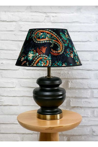 the tocco home Black Green Authentic Design Lampshade
