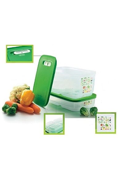 Tupperware Sera Set of 2 Refrigerator Storage Container