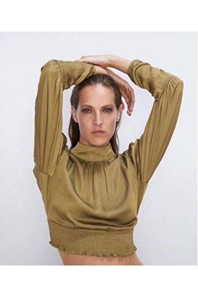 navan design orijinal avrupa mark acrop saten gömlek yeni ürün