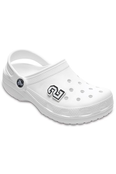 Crocs 10006950 Jibbitz B&W Slippers - Ornament Size 2
