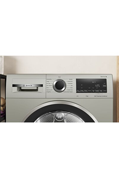 Bosch WQG244CTTR 9 Kg A++ Gri Kurutma Makinesi