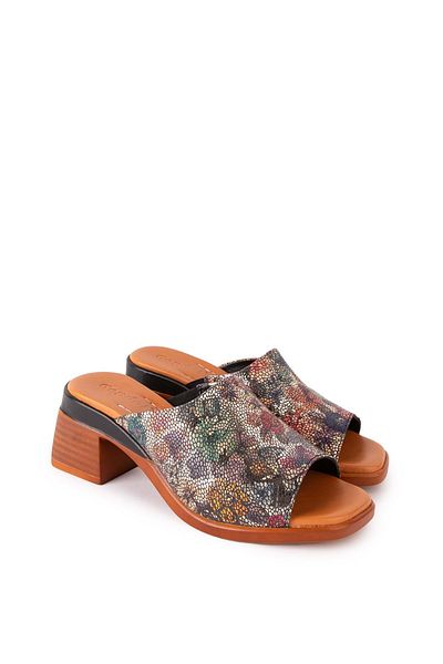 Gondol Papuci de damă din piele naturală cu toc mediu - Design casual elegant iz.12109