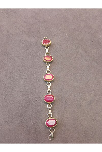 Gümüşhanesi Yakut taşlı gümüş bileklik