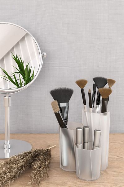 Pufwin Home Makeup Organizer and Brush Holder Multi-Purpose Organizer