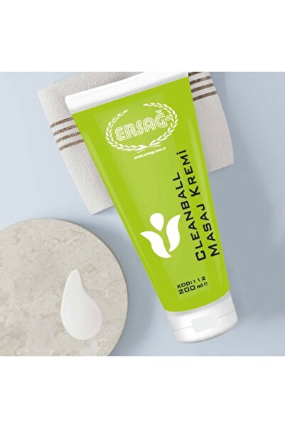 Ersağ Doğal Ürünler Masaj Kremi Cleanball 200 ML Kesici Krem