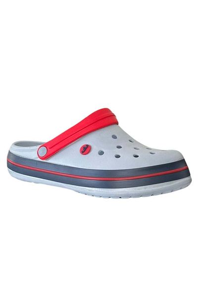 Akınal Bella E195 Grey-Navy Blue Ανδρικά Σανδάλια Νοσοκομείου Sabo Slippers