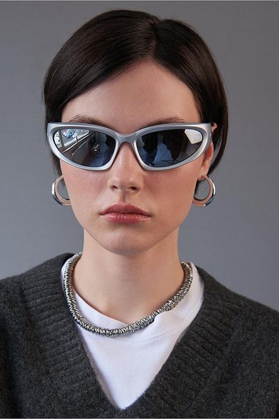 Bilge Karga Alien Gray Mirror Sunglasses
